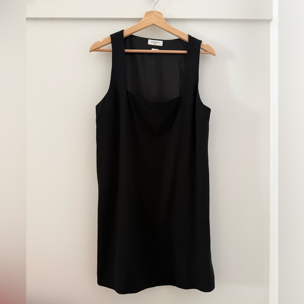 Babaton Black Square-Neck Mini Dress - Picture 3 of 3